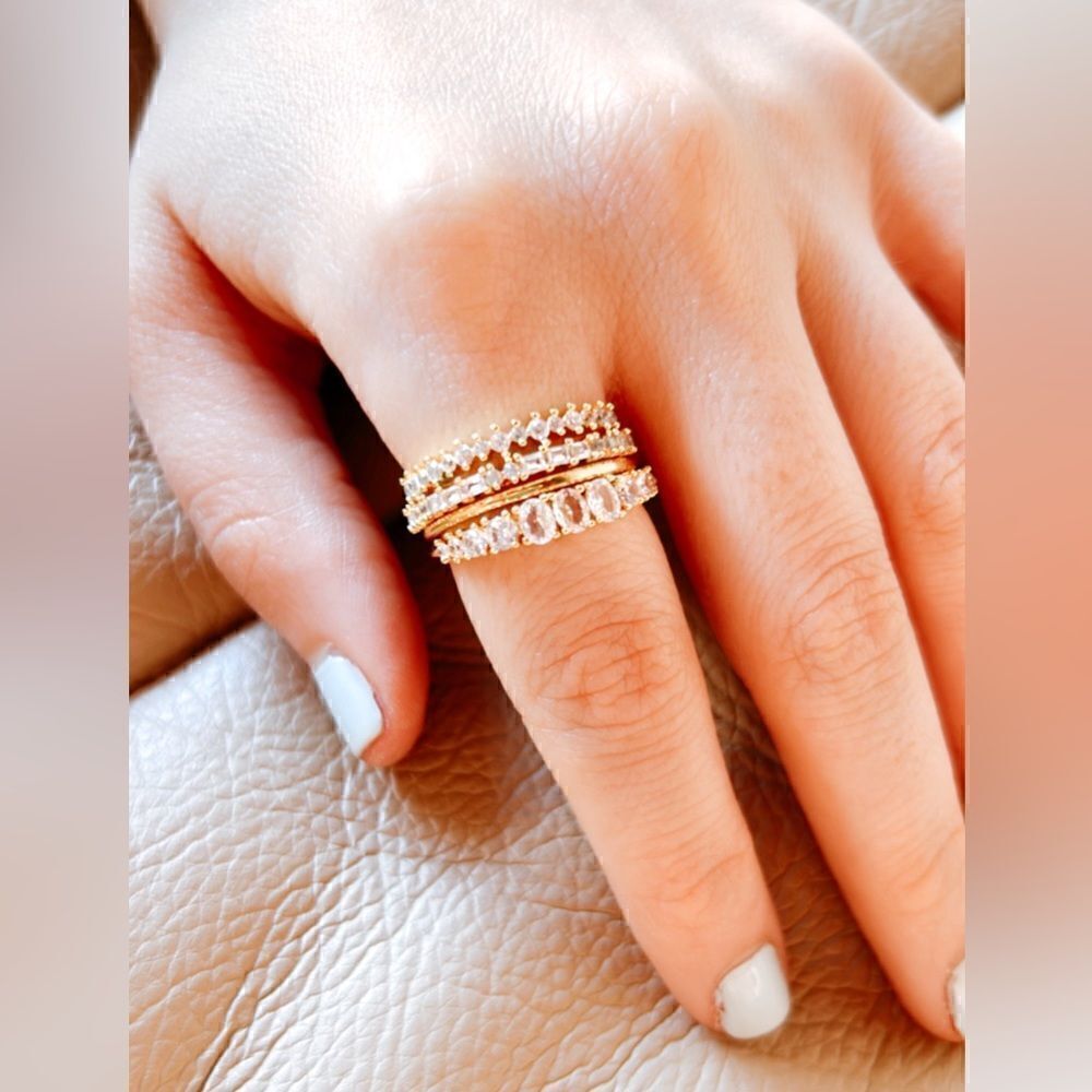 diamond ring set A323 - Picture 2 of 4